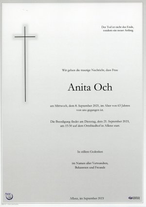 Portrait von Anita Och